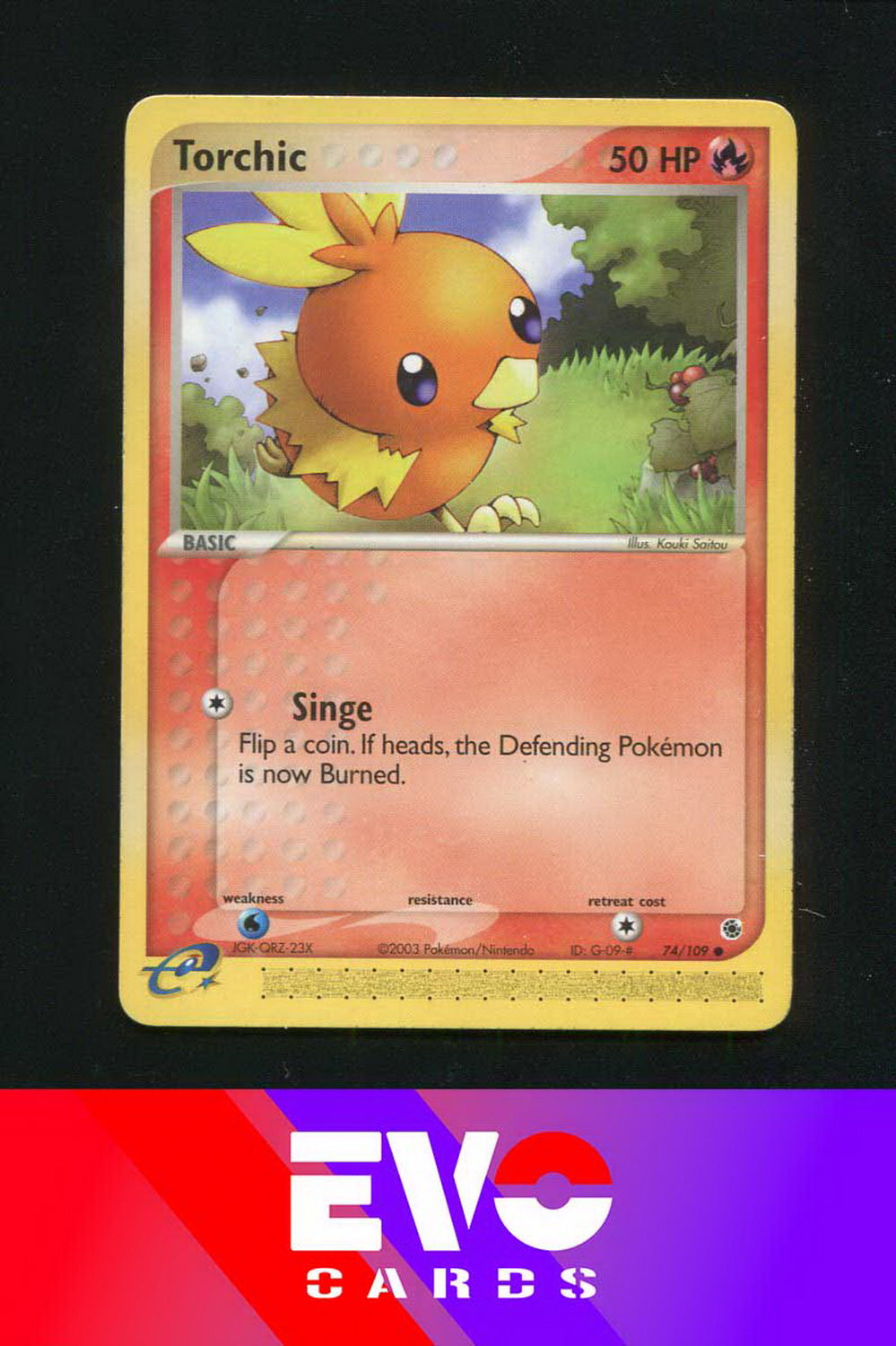 Torchic 74/109 - ex Ruby & Sapphire - Near Mint