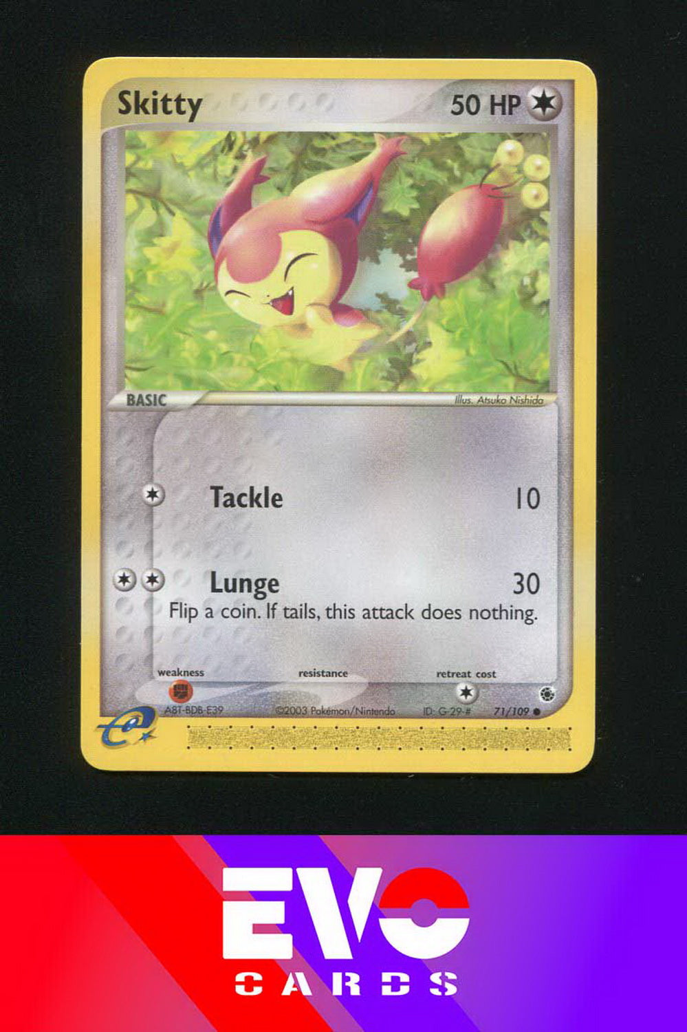 Skitty 71/109 - ex Ruby & Sapphire - Near Mint