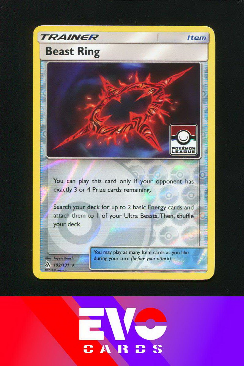 Beast Ring 102/131 - League Promo - Near Mint