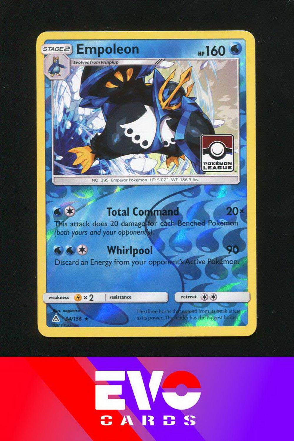 Empoleon 34/156 - League Promo - Near Mint