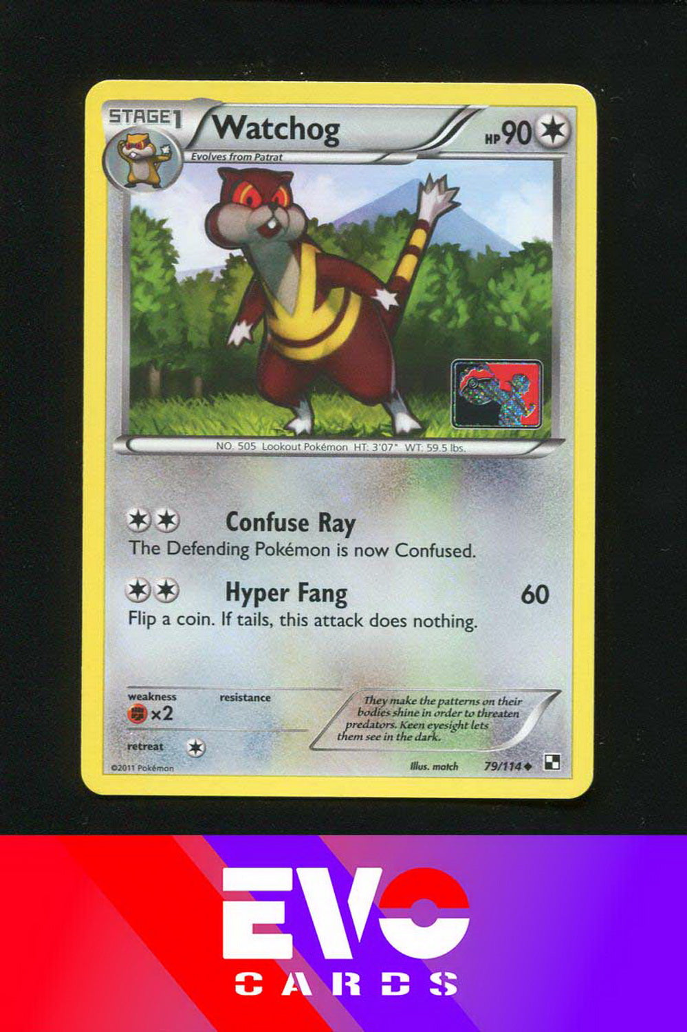 Watchog 79/114 - League Promo - Near Mint