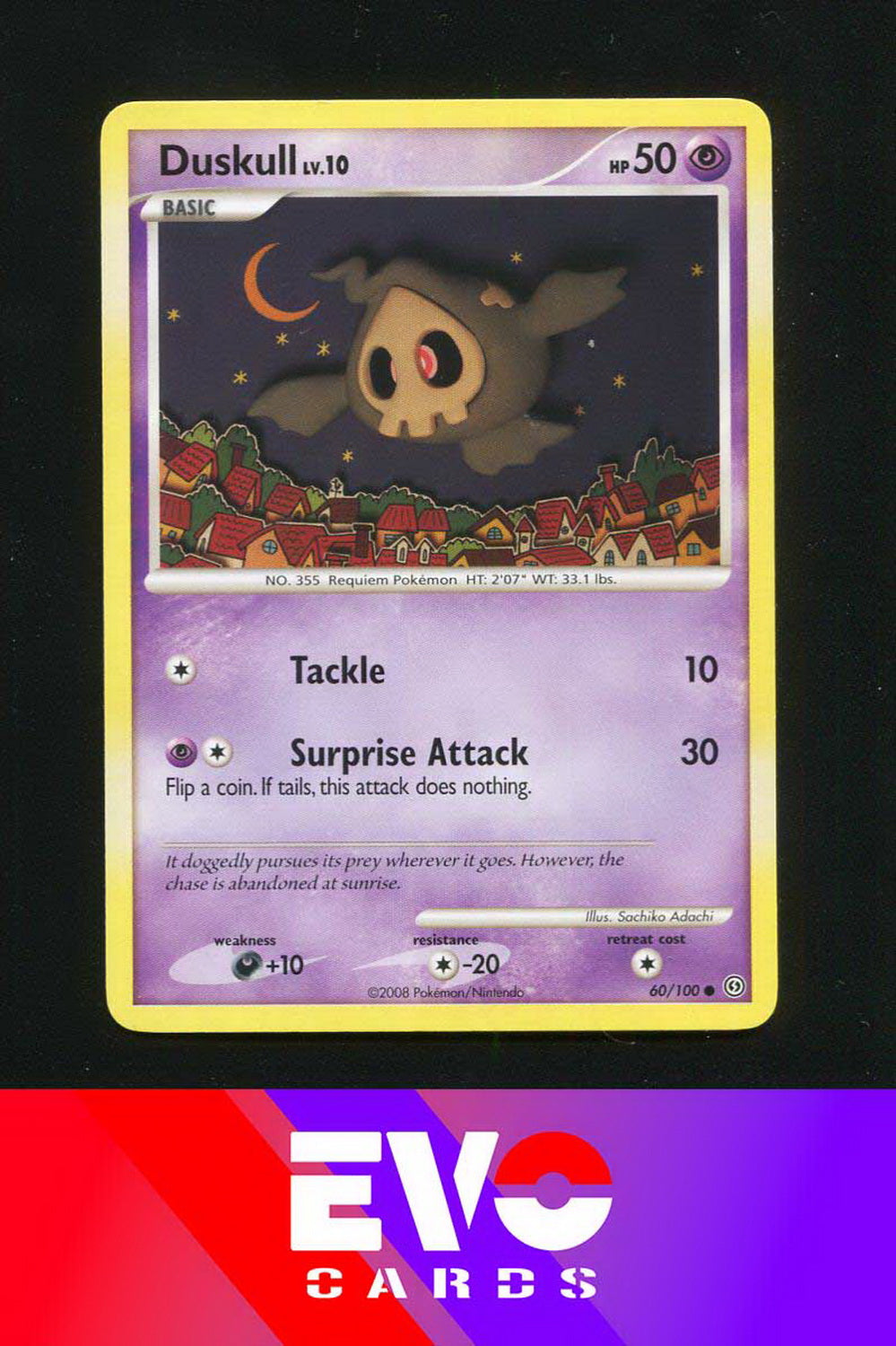 Duskull 60/100 - Stormfront - Excellent