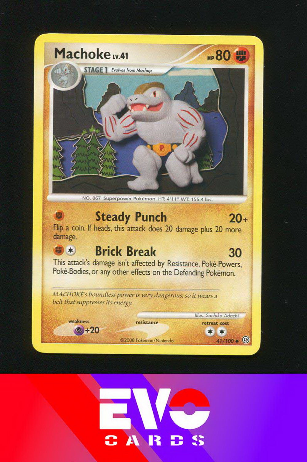 Machoke 41/100 - Stormfront - Excellent