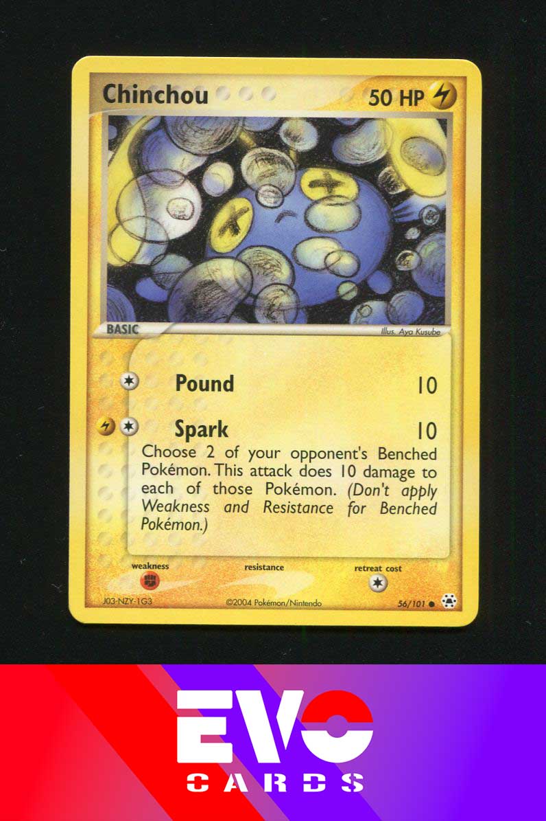 Chinchou 56/101 - Ex Hidden Legends - Near Mint