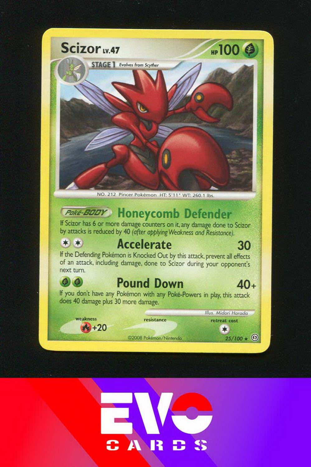 Scizor 25/100 - Stormfront - Excellent