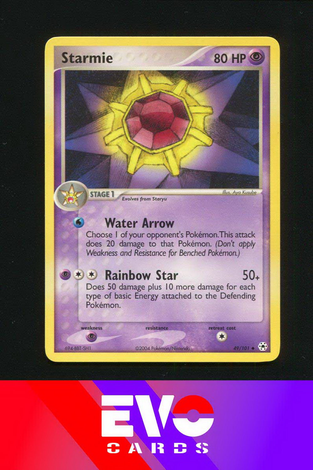Starmie 49/101 - Ex Hidden Legends - Near Mint