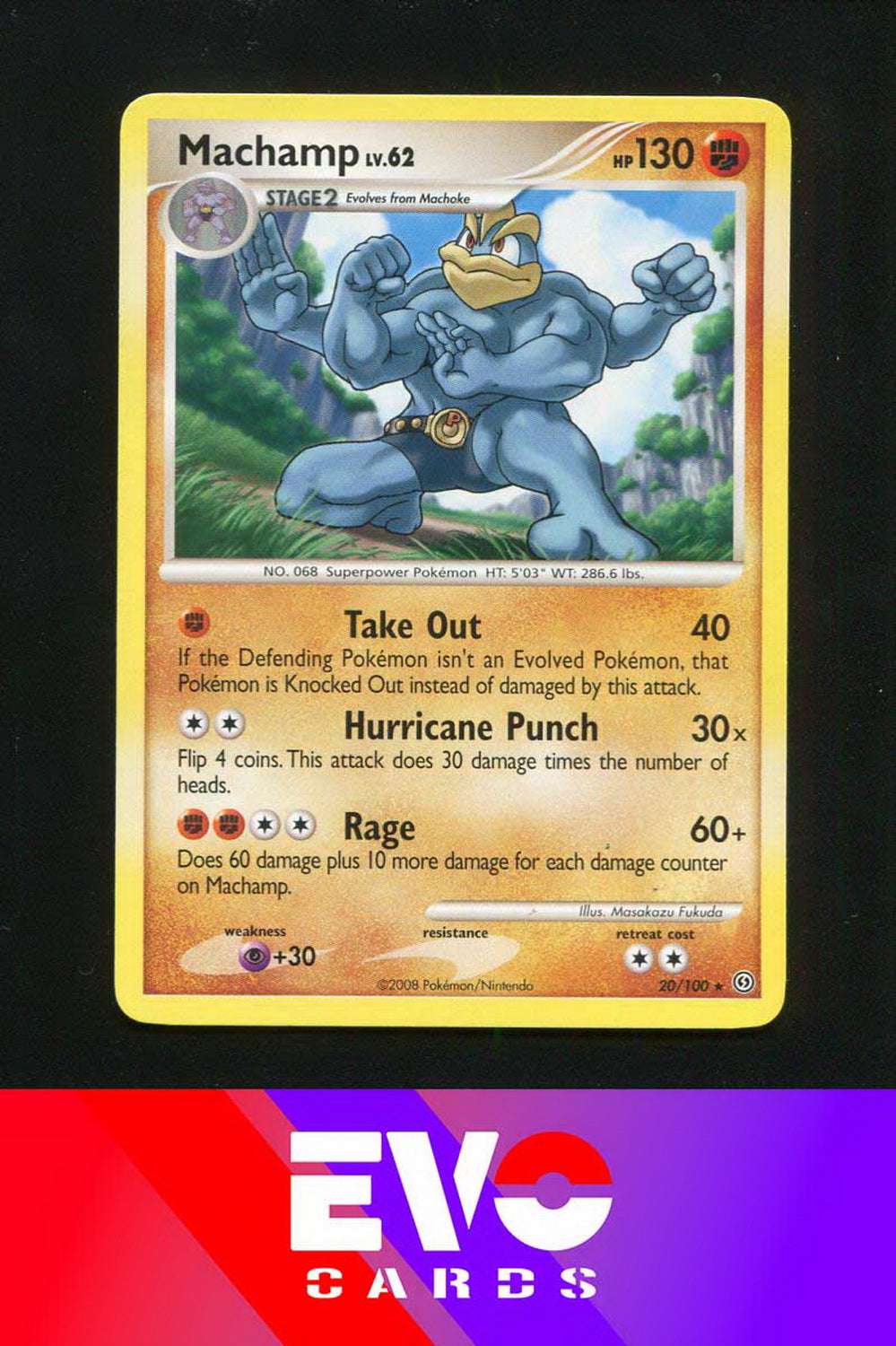 Machamp 20/100 - Stormfront0 - Excellent
