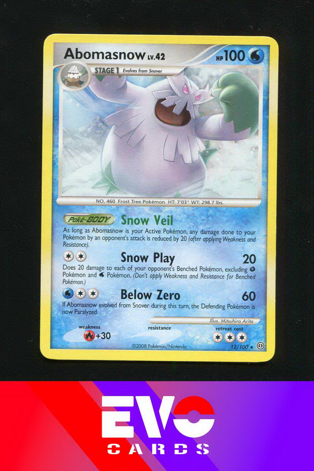 Abomasnow 12/100 - Stormfront - Excellent