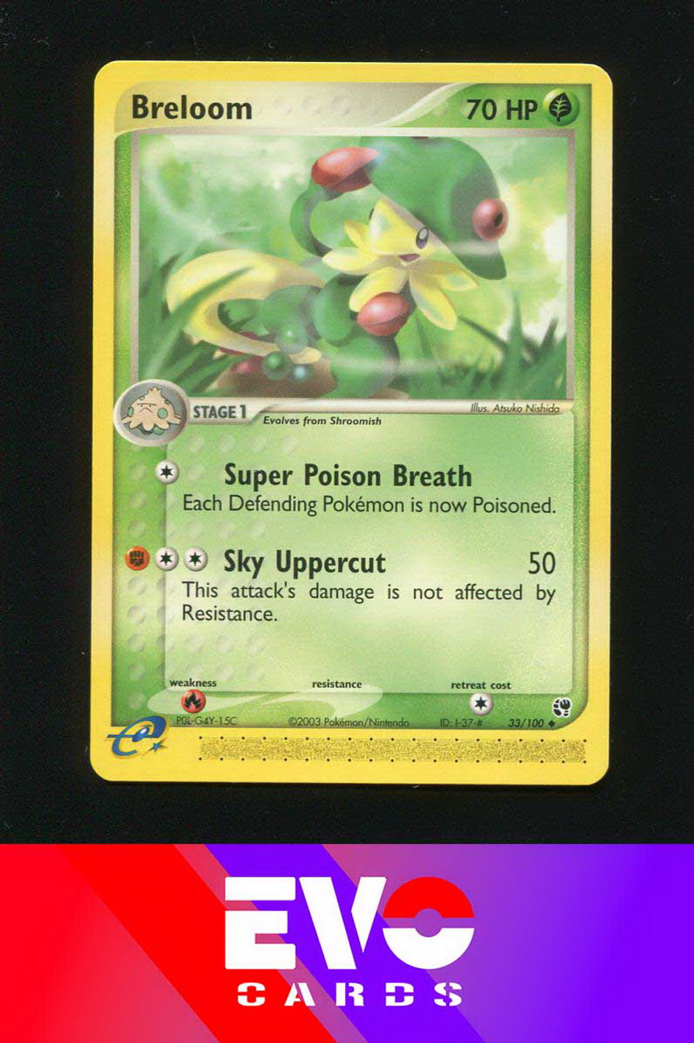 Breloom 33/100 - ex Sandstorm - Near Mint