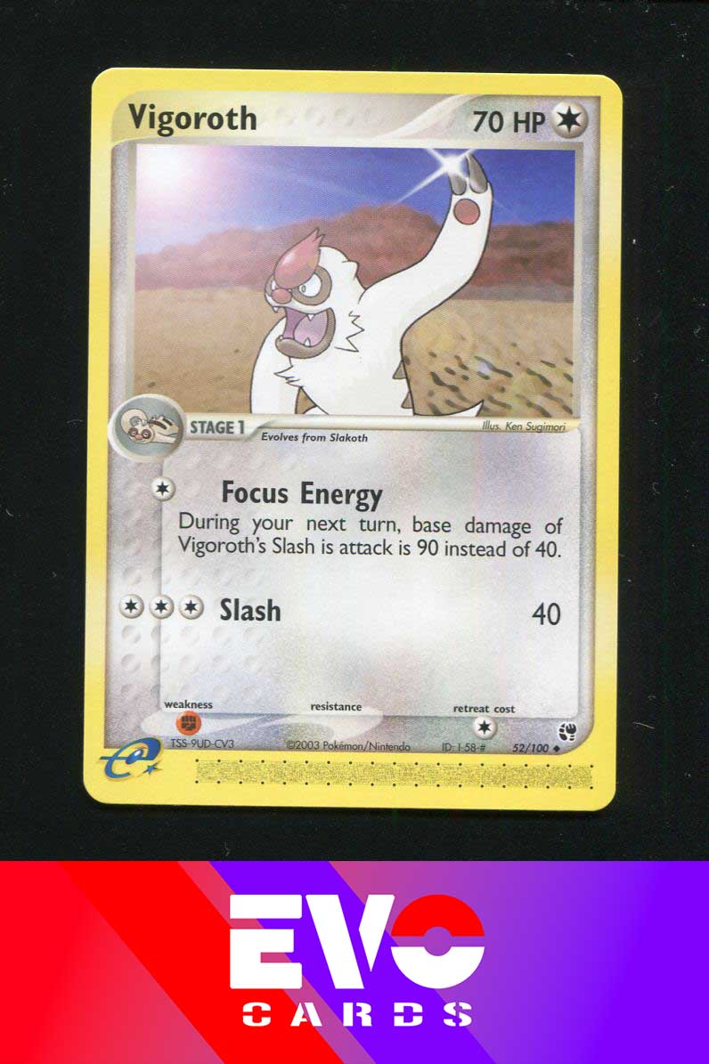 Vigoroth 52/100 - ex Sandstorm - Near Mint