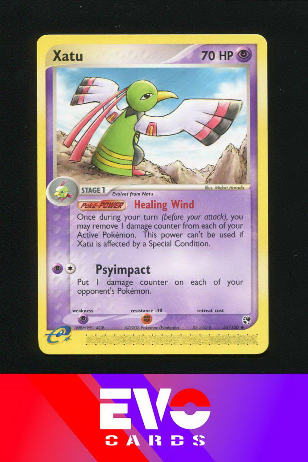 Xatu 55/100 - ex Sandstorm - Near Mint
