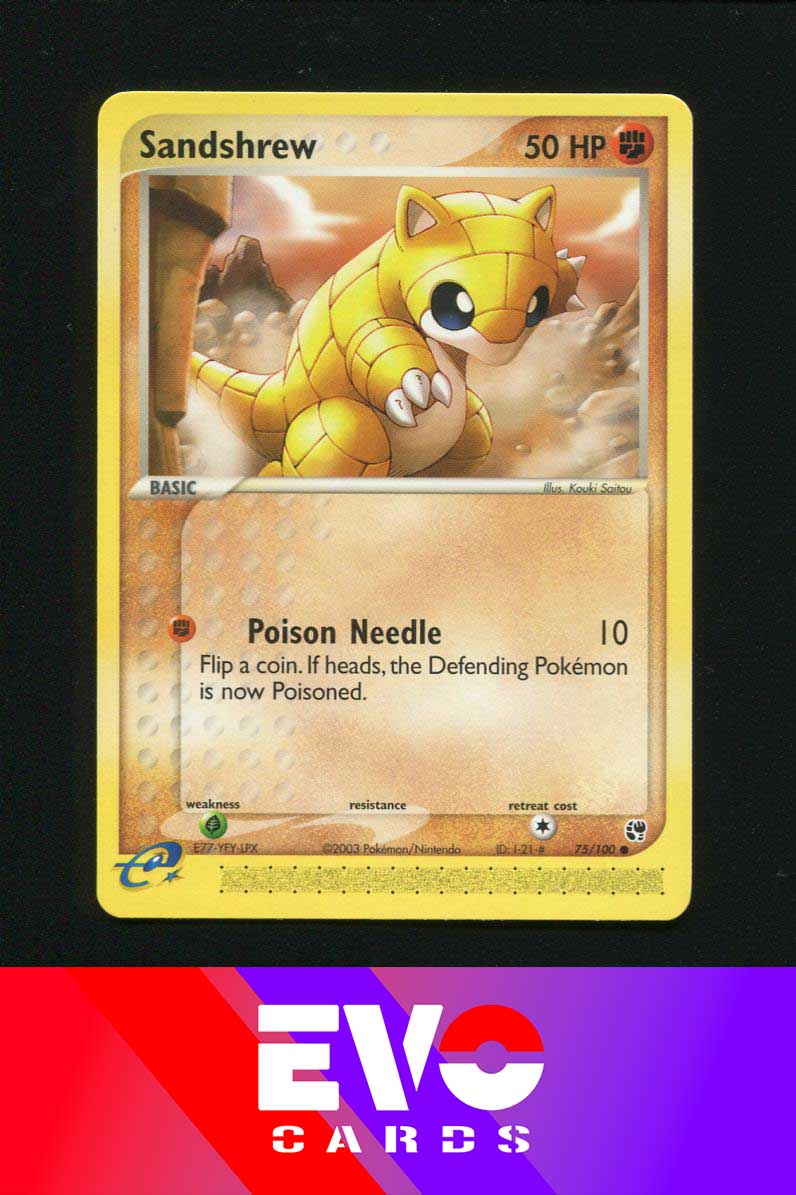 Sandshrew 75/100 - ex Sandstorm - Near Mint