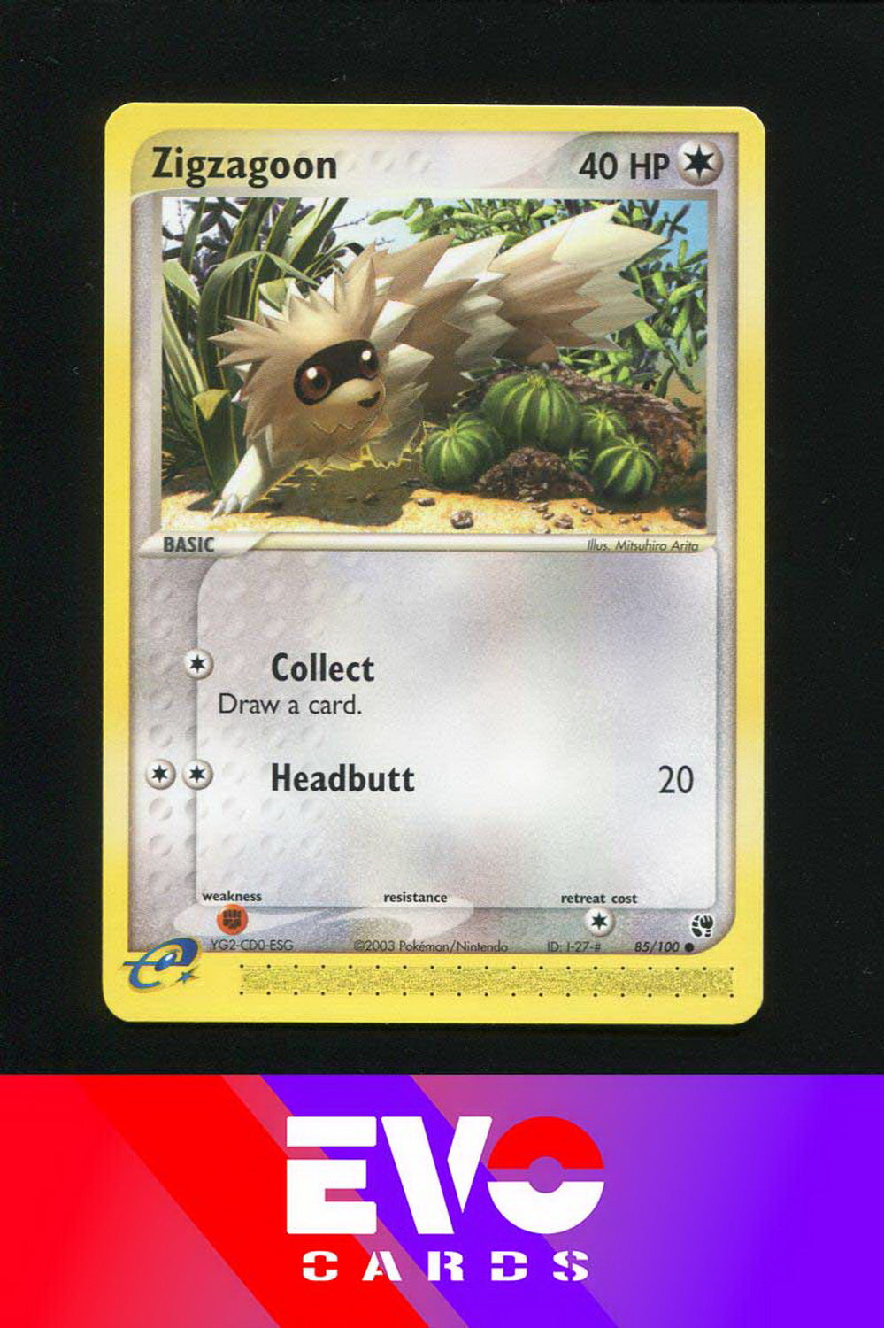 Zigzagoon 85/100 - ex Sandstorm - Near Mint