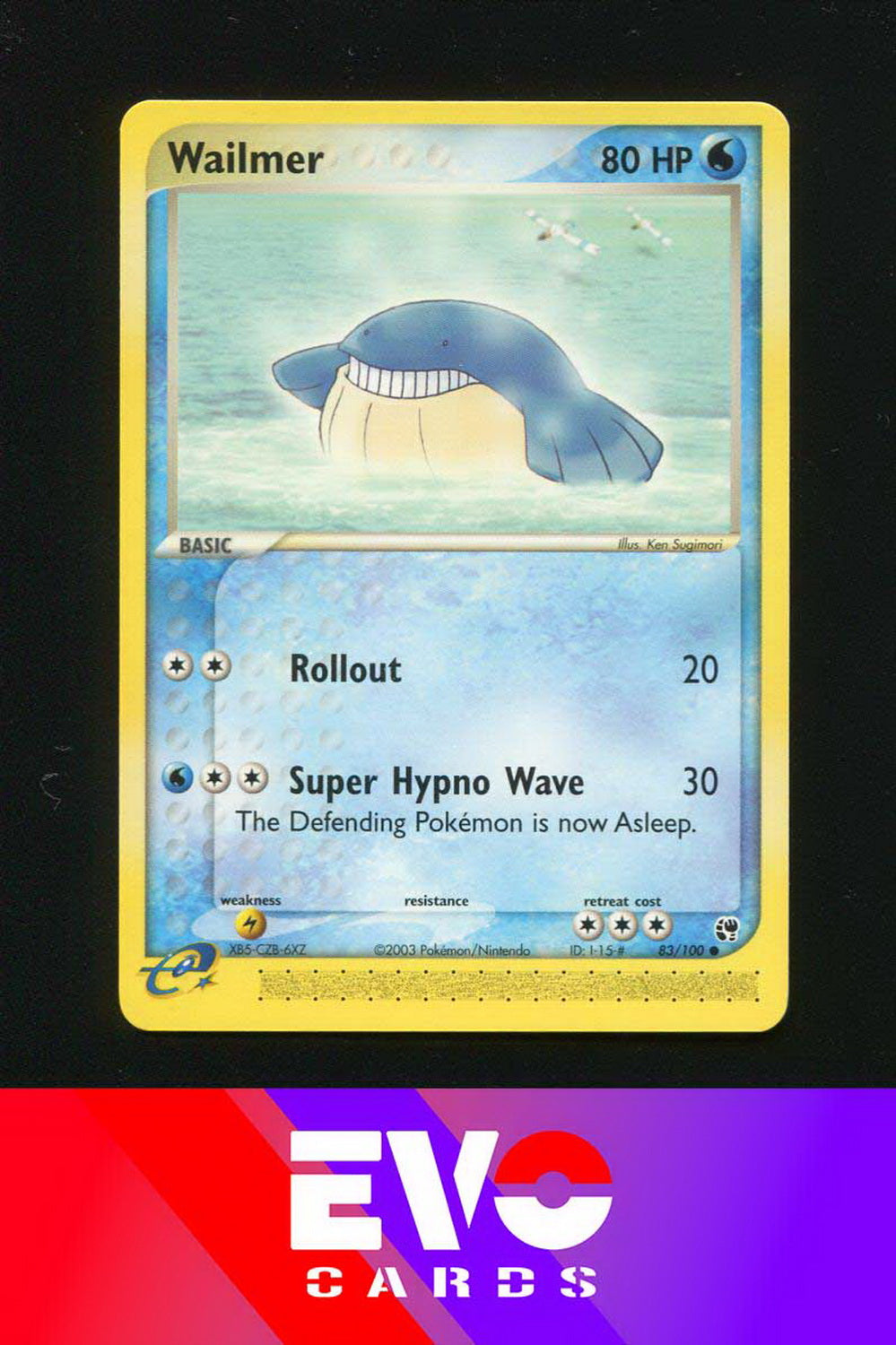 Wailmer 83/100 - ex Sandstorm - Near Mint