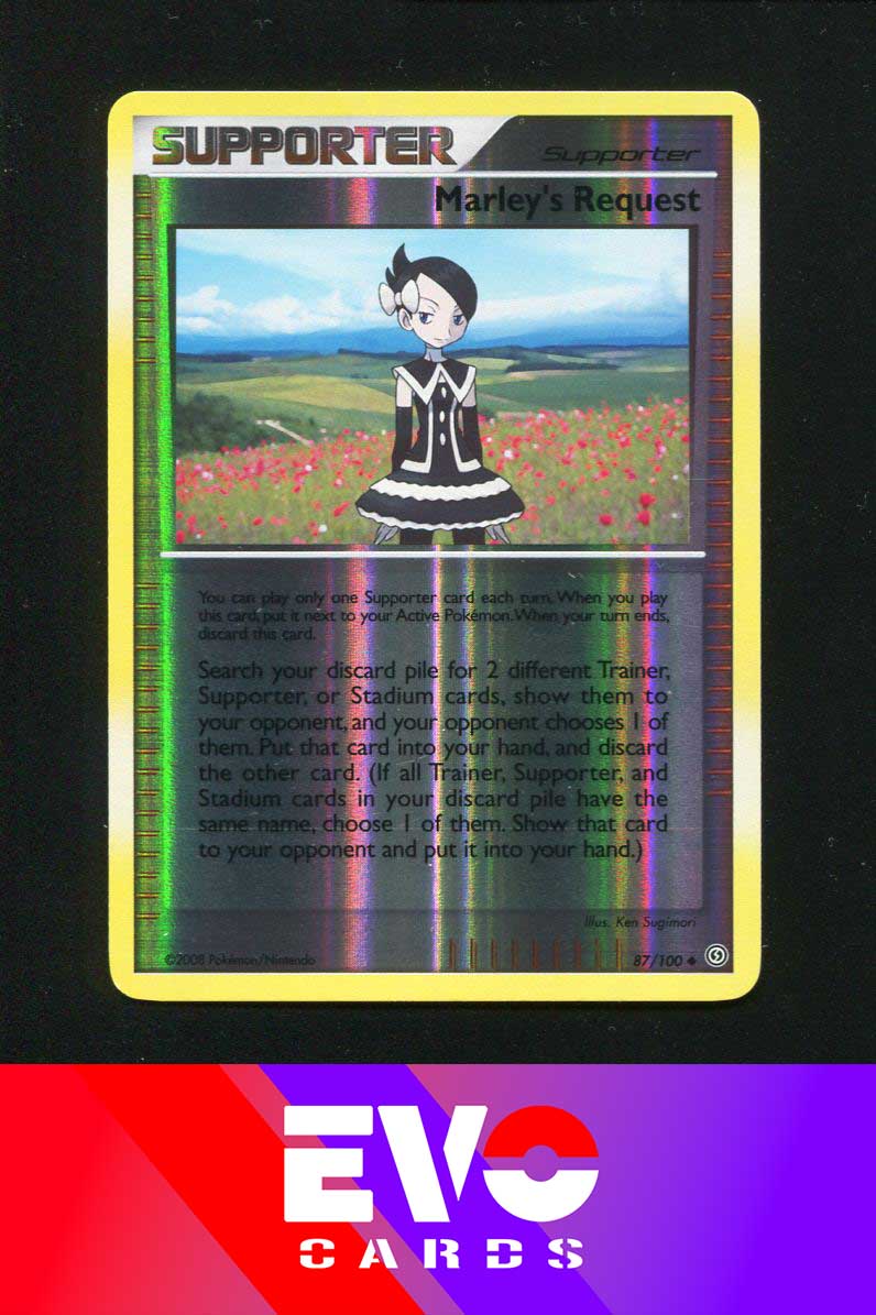 Marley's Request 87/100 - Stormfront - Reverse Holo - Excellent