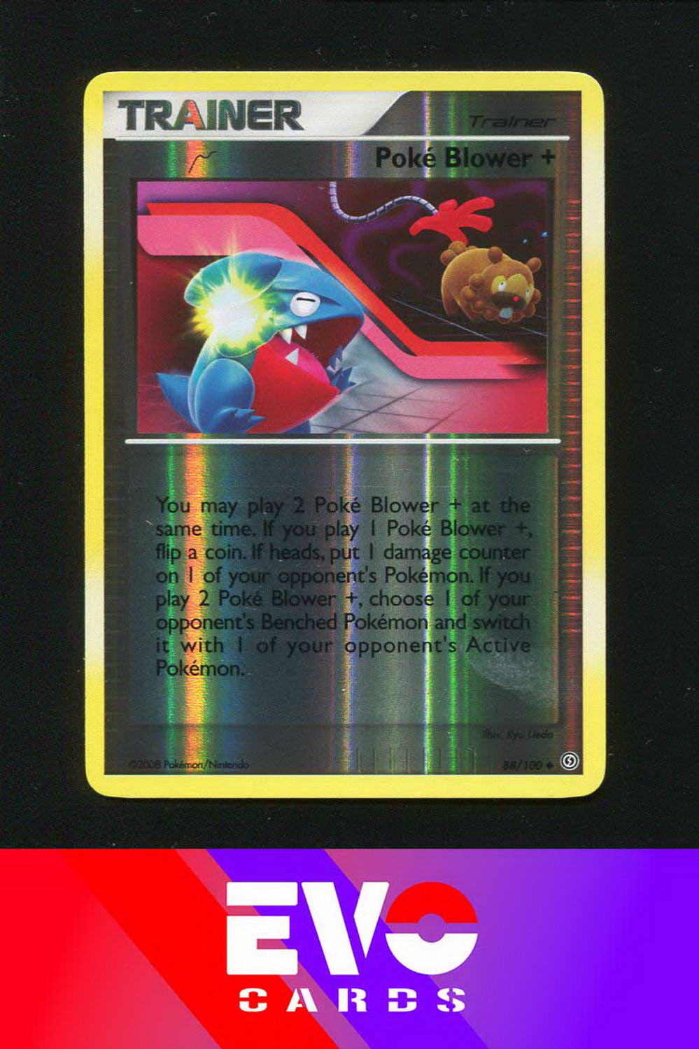Poke Blower + 89/100 - Stormfront - Reverse Holo - Excellent