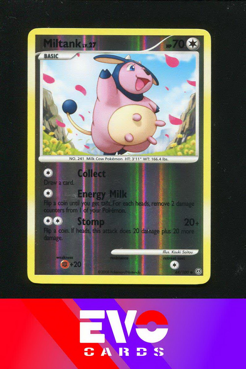 Miltank 44/100 - Stormfront - Reverse Holo - Excellent